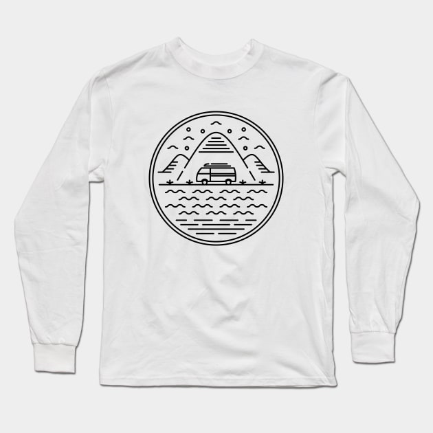 Vanventure (Black) Long Sleeve T-Shirt by VEKTORKITA